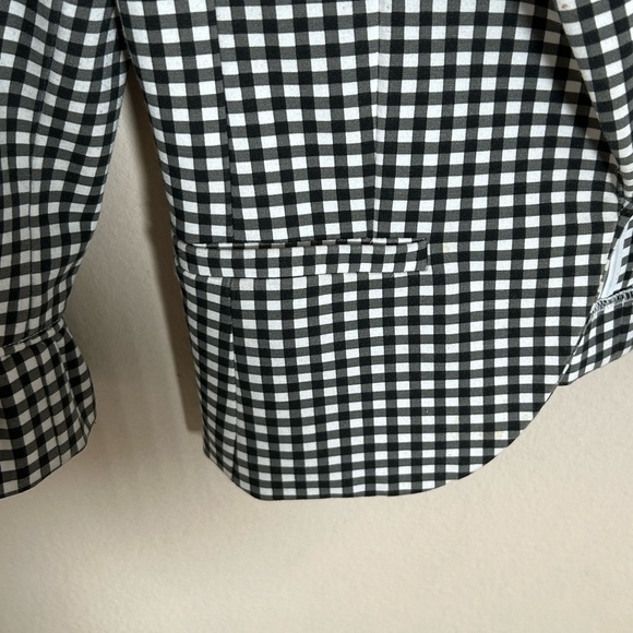 Amanda + Chelsea black&white gingham cropped blazer - size 2 Emily in Paris - Picture 10 of 14